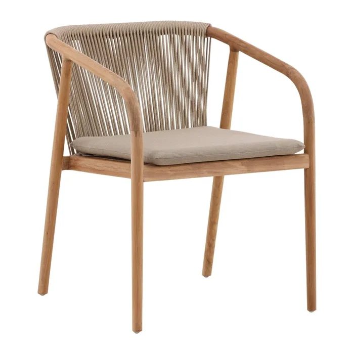 Larson Outdoor Dining Chair BeigeOutdoor Dining