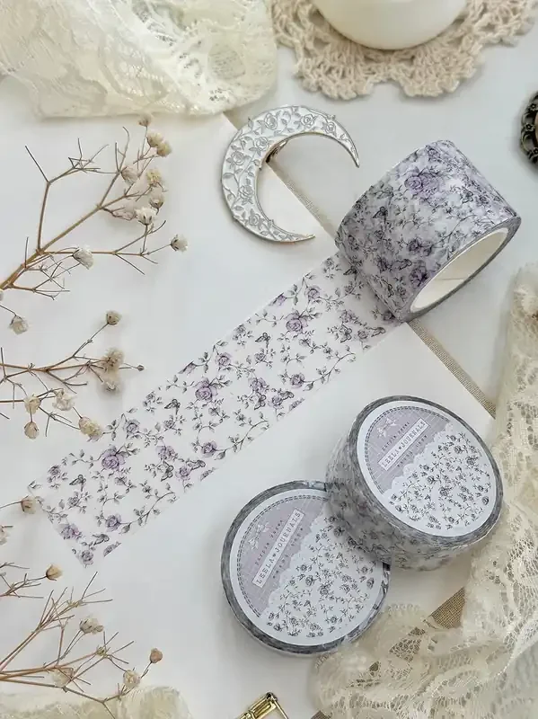 Lilac Roses Washi Tape 30mm
