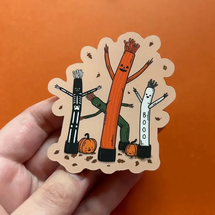 Little Spooky Studio – Wacky Wavy Sticker