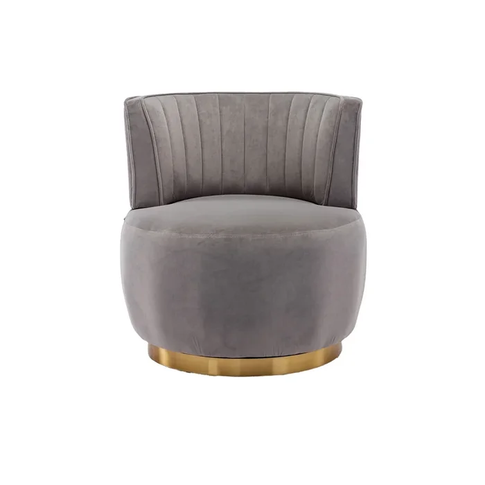 Merax 360 Degree Swivel Barrel Accent Chair
