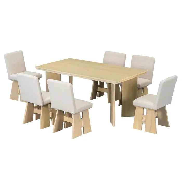 Merax Modern 7-Piece Dining Set