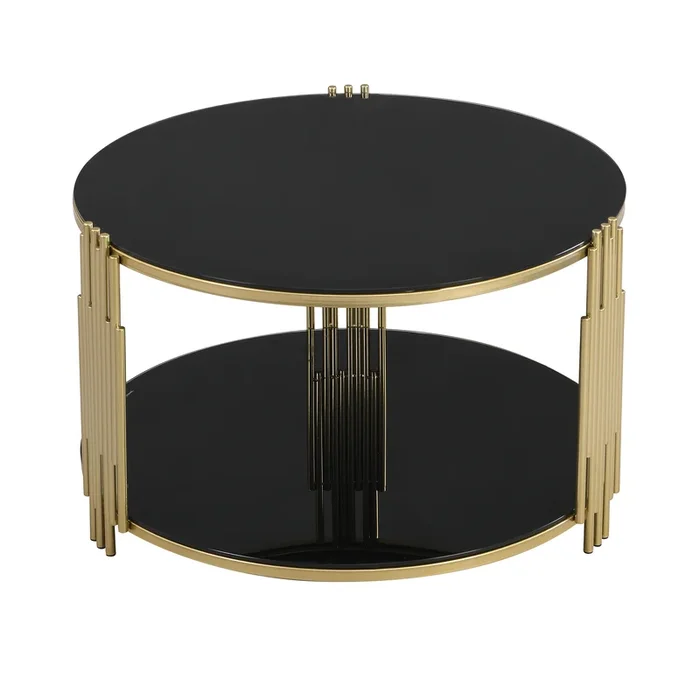 Merax Modern Glass Coffee Table