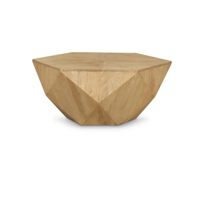 Meridian Furniture Diamante Oak Coffee Table