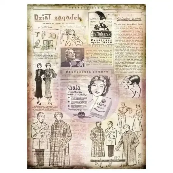 Moda Tissue Decoupage Paper Collage & Mixed Media Art Paper Finnabair — Flipping Fabulous