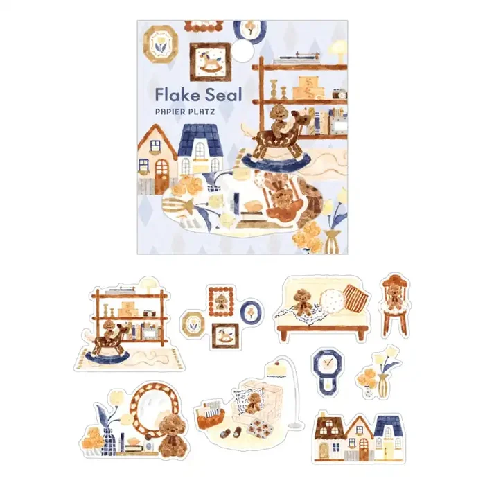 Nakauchi Waka Flake Sticker – Dogs and Interior