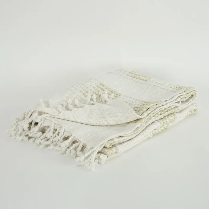 Natural 50″ x 60″ Throw Blanket