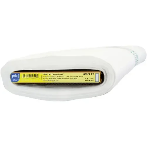 Pellon Decor-Bond Fusible Interfacing Flat-White 44″X25yd – 809FLAT