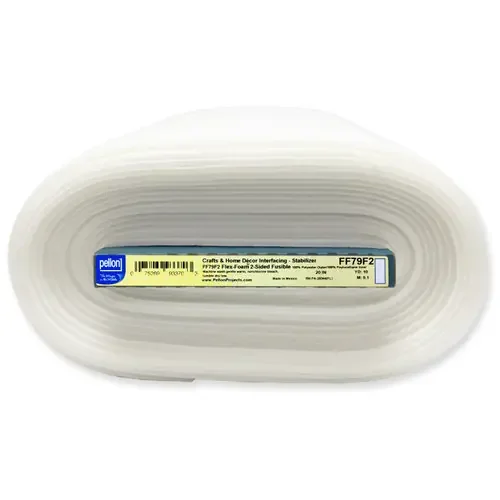 Pellon Flex-Foam 2-Sided Fusible Stabilizer-White 20″X10yd – FF79F2