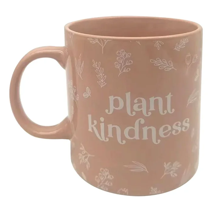 Pink Plant Kindness Mug