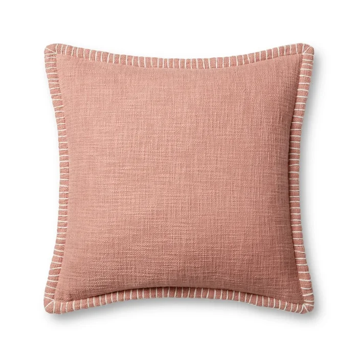 PLL0109 Pink 22”x22” Down Pillow