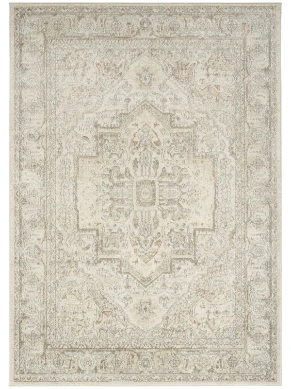 Quarry QUA18 Beige 5’3″ x 7’3″ Rug