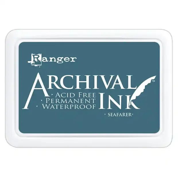 Ranger Archival Ink Pad – Seafarer — Flipping Fabulous