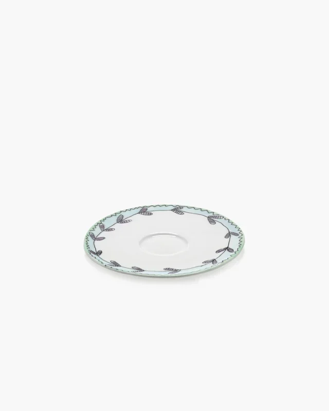 Saucer coffee cup low Blossom milk Midnight FlowersCosmetics