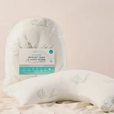 SensationalChippedMemoryFoamUShapePillow