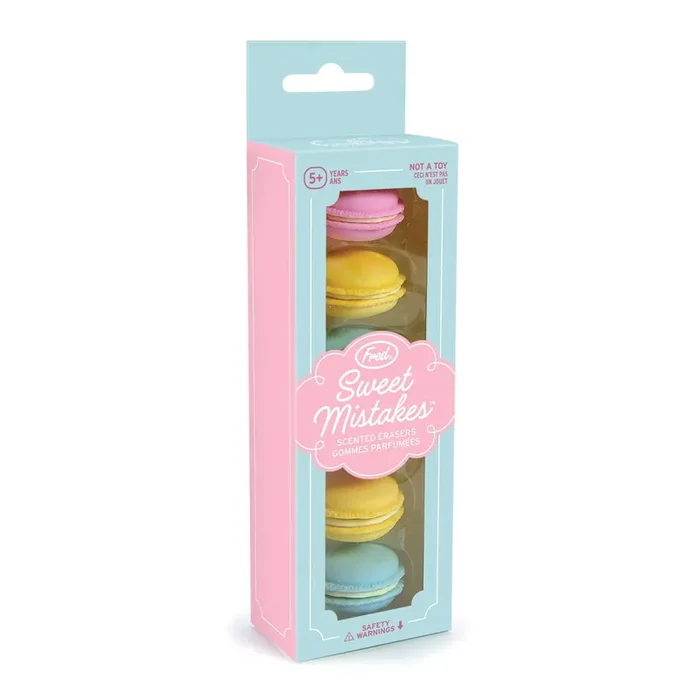 Sweet Mistakes – Macaron Erasers