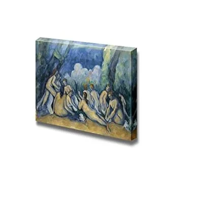 The Bathers by Paul Cezanne – Canvas Print Wall Art Famous Painting Reproduction – 12
