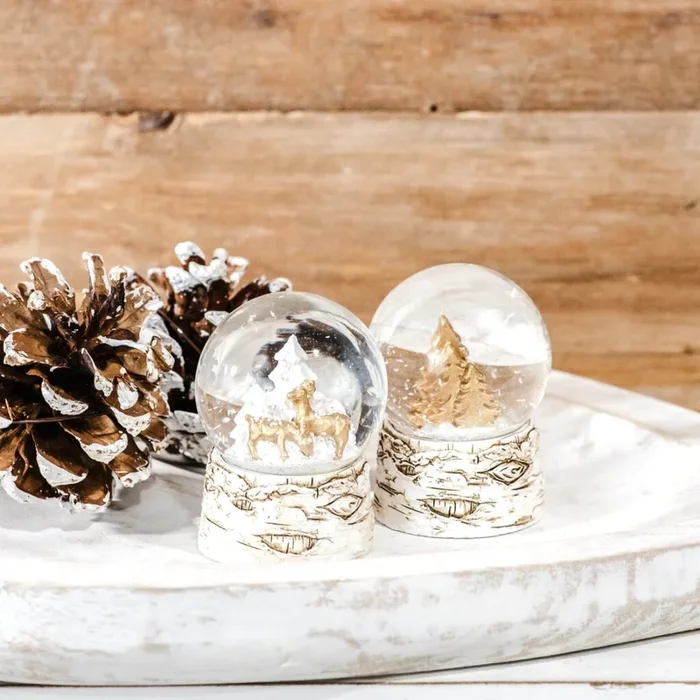 Tiny Deer/Tree Snow GlobeCosmetics
