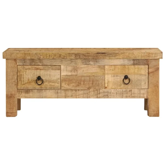 vidaXL Coffee Table 35.4″x17.7″x13.8″ Solid Mango Wood