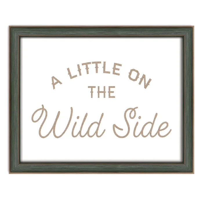 Wild Side Burlap on Backer, 20×16