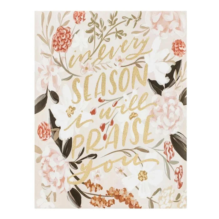 Will Praise Canvas Wall Art, 12×16